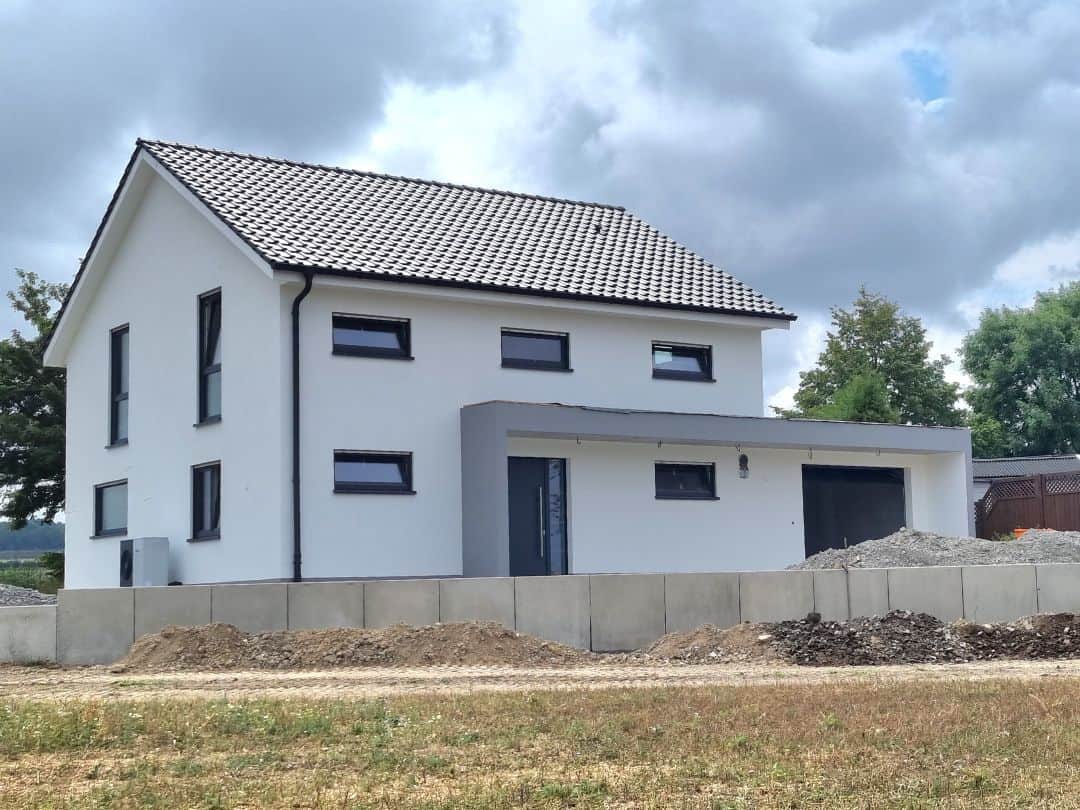 Neubau Eines Einfamlienhauses Mit Integrierter Garage In Erwitte (Satteldach)